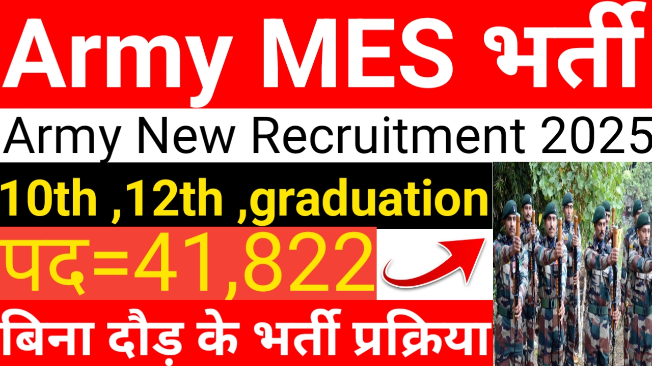 Army MES Recruitment 2025